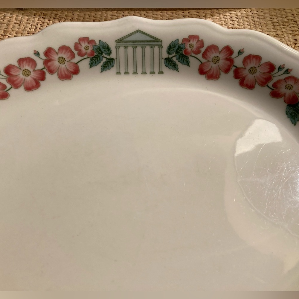 Historical Hotel John Marshall Hotel Platter Dogwood Platter